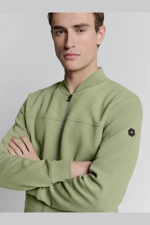 No Excess Sweater met volledige ritssluiting