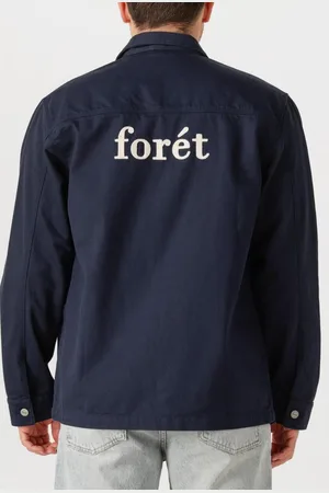 Foret Rowan Logo Overshirt Overshirts Heren -
