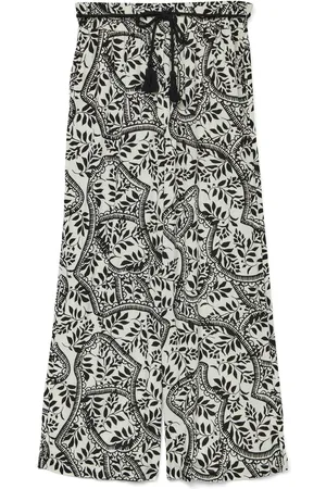 VERO MODA Broek Vmbali Hw Wide Pants Wvn Btq Ga 10327059 Cloud Dancer/ Bali Dames