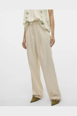 VERO MODA Broek Vmsoffie Hw Wide Pant 10324711 Birch Dames