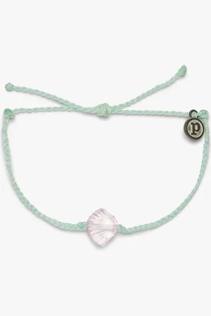 Pura Vida Sea Through You Shell Charm Armband