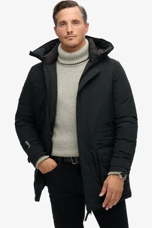Superdry City gewatteerde parka - Heren - Gewatteerde jassen