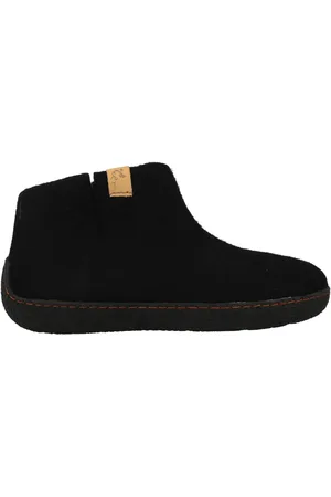 Tofvel Rabara Wolvilt Sloffen Black