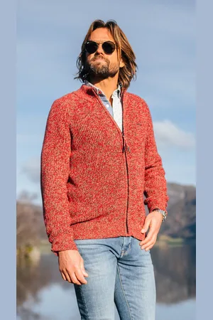 NZA NZA - Grofgebreid rood vest