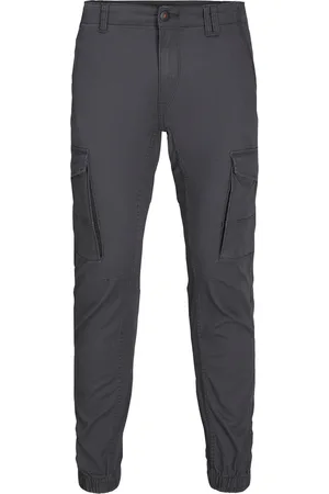JACK & JONES Paul Lake Cargo loose fit - heren cargo broek - donkergrijs