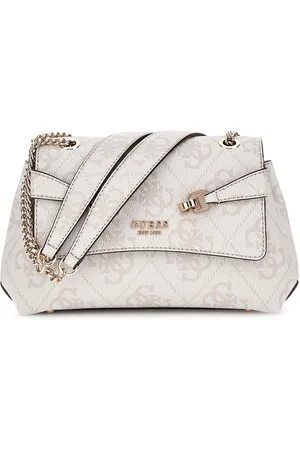 Guess Schoudertas Lorelei Convertible Xbody Flap Bag Crème
