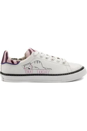 Goby Lazy cat - Sneakers - Sneaker - Damessneaker - Damessneakers - Hoge kwaliteit - Handmade - Kattenprint