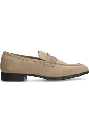 Black Label Heren - suède loafers