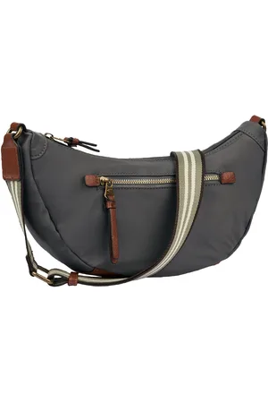 Camel Active Schoudertas Bari Banana Bag Donkergrijs
