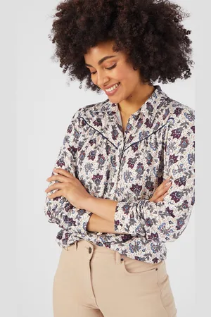 Damart Blouse in warm stretchtricot, gerecycleerde vezels* - Dames - - XL