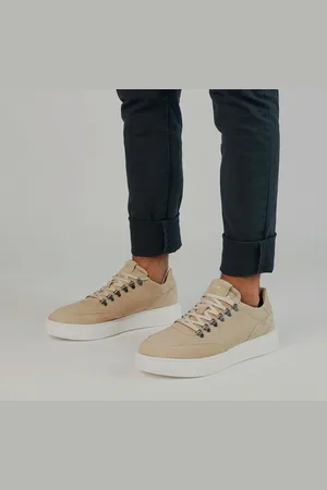 Manfield Heren - nubuck sneakers