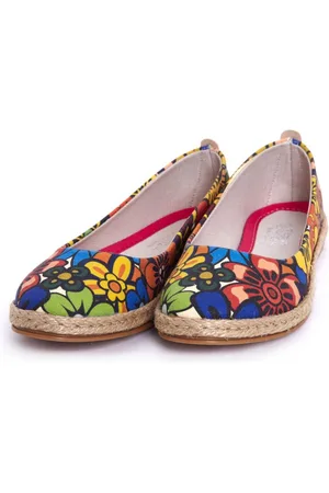 Goby Flowers - Ballerinas - Sneakers - Hoge kwaliteit - Handmade - Meisjesprint