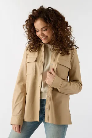 Donders Blossom Leren Shirt-jacket