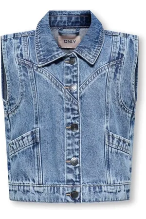 ONLY Kids zomer jeans gilet meisjes - medium denim - Kogkennedy