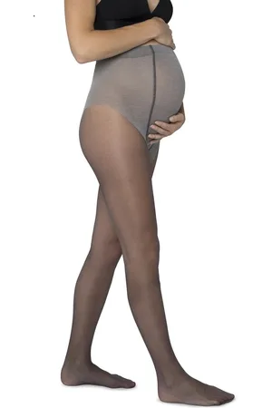 Bonnie Doon Zwangerschaps Panty 20 Denier maat S/M Donker Blauw - Dames Panty - Maternity - Zwangerschapspanty - Uitstekend Draagcomfort - Verstevigde Buik Band - Extra Katoen - Snijdt Niet - Donkerblauw - - BP201907.102