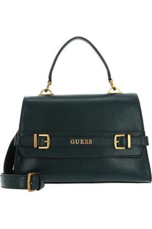 Guess Schoudertas Handtas Sestri Top Handle Flap Bag Donkergroen