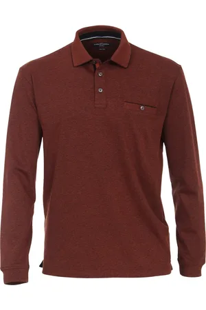 Casa Moda Polo LS Donkerrood