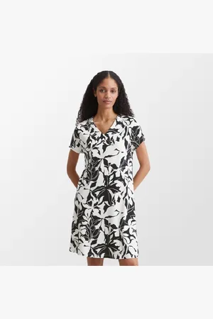 Marc O’ Polo Loungejurk met contrasterende bloemenprint XS