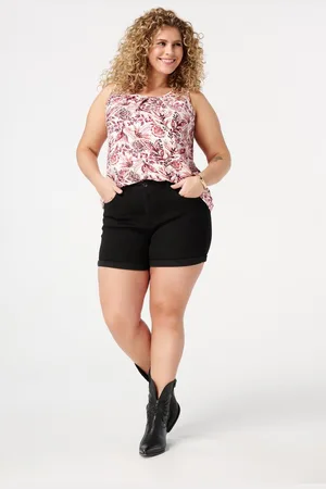 MS Mode Shorts Denim shorts met stretch