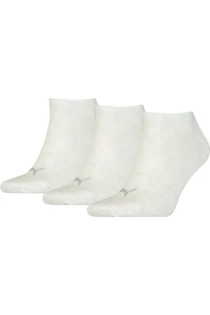 PUMA 3-Paar Sneaker sokken - Katoen - Invisible - Lage enkelsokken voor dames en heren - 46