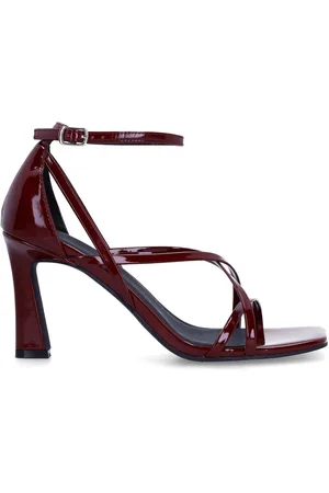 Sacha Dames - Bordeaux sandalen met hak