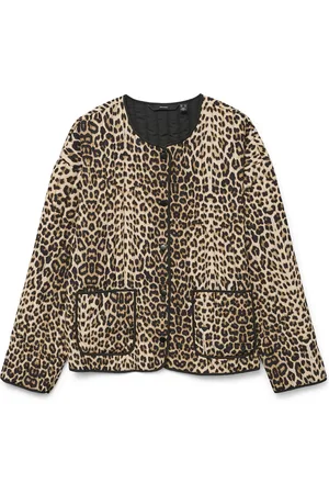 VERO MODA Jas Vmclara Jacket Ga Noos 10331363 Rugby Tan/leopard Dames