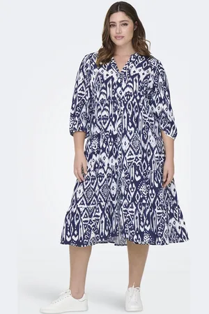 ONLY CARMILANA 3/4 DRESS WVN NOOS - Dames - Mini jurken
