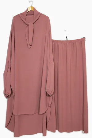 Merkloos Med!na Fashion Jilbab Isra – One Piece Elegante en Bescheiden Set