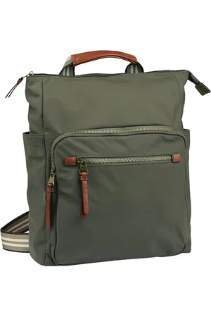 Camel Active Vrije tijd rugzak Rugzak Bari Hobo Bag / Backpack Donkergroen