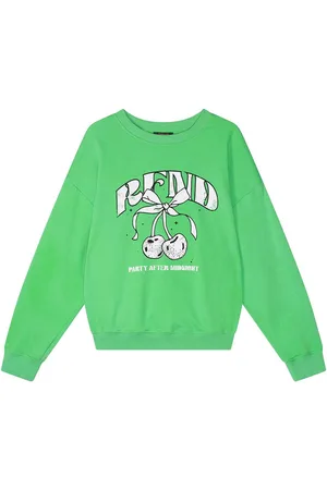 Refined Department Trui Fayen Knitted Oversized Sweater R2411822587 700 Green Dames