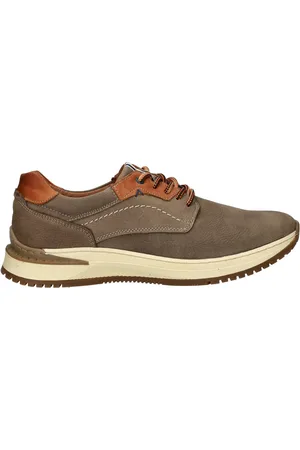 Nelson Heren veterschoen - Taupe