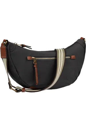 Camel Active Schoudertas Bari Banana Bag Zwart