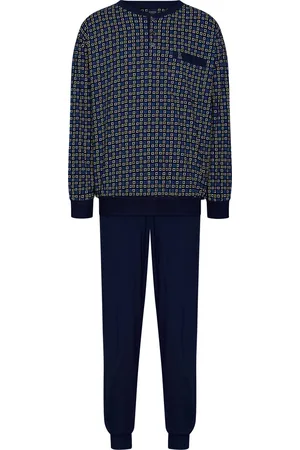 Robson Heren Pyjamaset - Squares - - Katoen