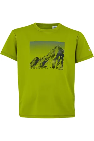 Regatta T-shirt Korte Mouwen Kinderen Mountain Graphic Design