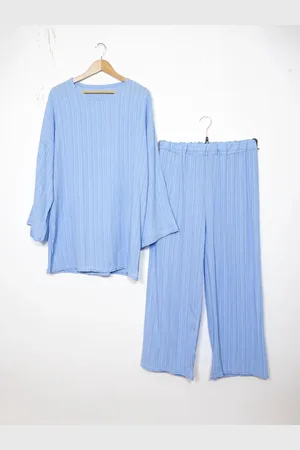 Merkloos Med!na Fashion Set Leyla – Elegante Plissé Twee-Delige Outfit
