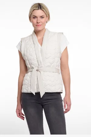 Rino & Pelle Rino&Pelle dames bodywarmer - Doria waistcoat - beige