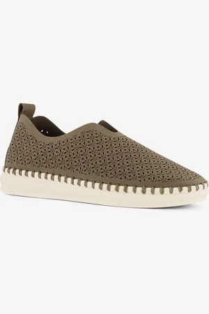 Hush Puppies Daisy dames instappers donkergroen