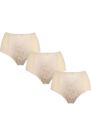J&C JackyCeline 3-pack Dames Tailleslip lichtcorrigerend Huid - maat XXL