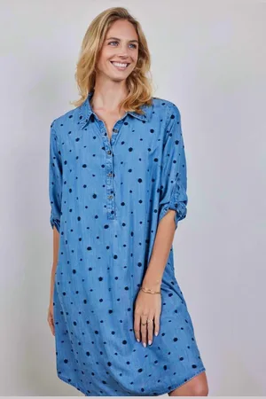 DIDI Dames Tunic Dena Denim mid blue maat 48