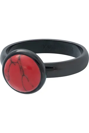 Ixxxi JEWELRY - Vulring - 1 Red stone - - 2mm