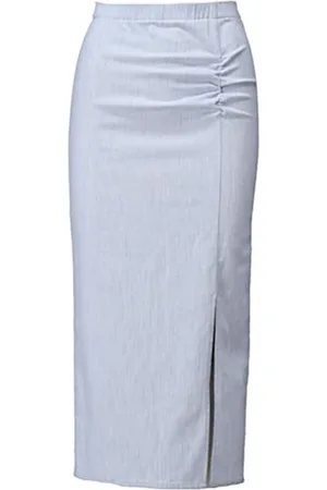 Merkloos K-Design rok A735 - Light blue jeans