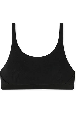 Schiesser Pure Rib bralette (1-pack) - dames bustier dubbelrib biologisch katoen