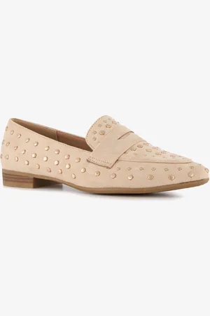 Blue Box Dames loafers met studs
