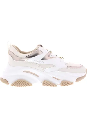 Steve Madden Dames Sneakers Progressive Cream Rose Gold