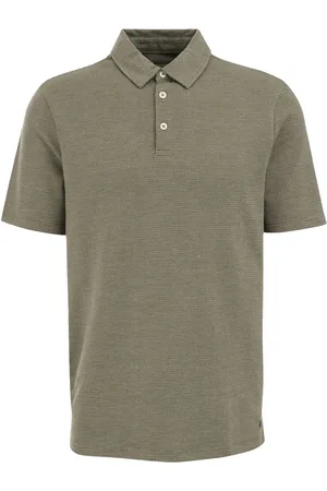 WE Fashion Heren polo met structuur