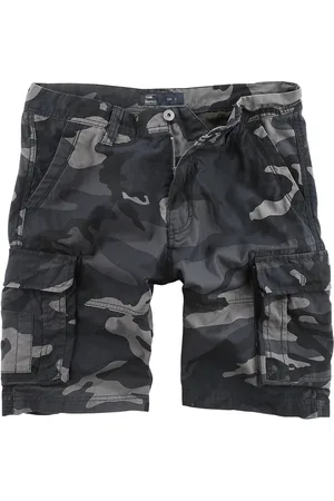 Vintage industries Rowing Short Korte broek dark camo 3XL Katoen Heren - Basics, Street wear