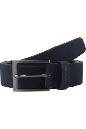 Strellson Riem Leer - Jongens - 95 cm - navy