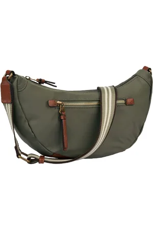 Camel Active Schoudertas Bari Banana Bag Olijfgroen