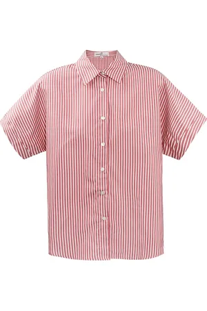 Merkloos Gestreepte blouse met korte mouwen - lente/zomer - dames - - maat M