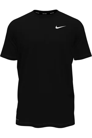 Nike Swim Essential - Short sleeve hydroguard Heren Zwemshirt - Zwart